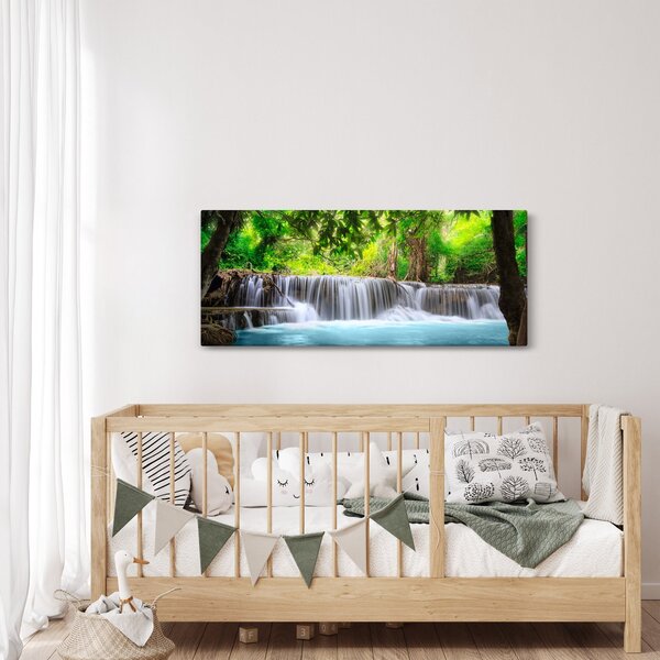 Slika - Vodopad, plavi (120x50 cm)