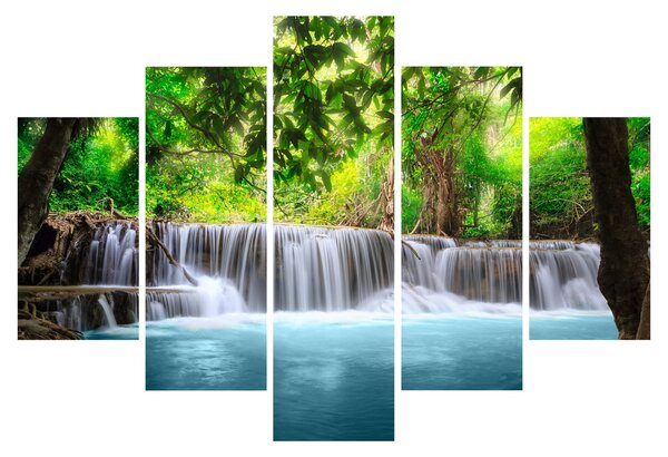 Slika - Vodopad, plavi (150x105 cm)