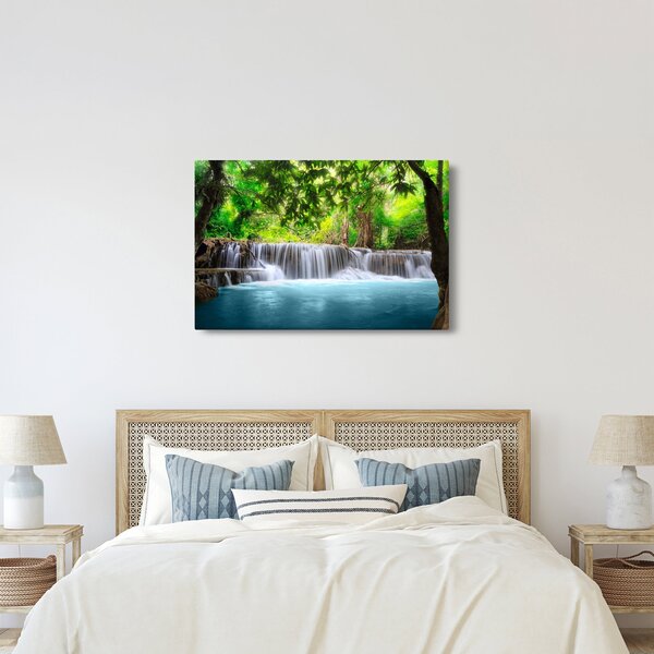 Slika - Vodopad, plavi (90x60 cm)