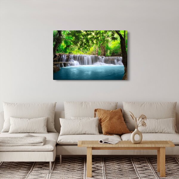 Slika - Vodopad, plavi (90x60 cm)