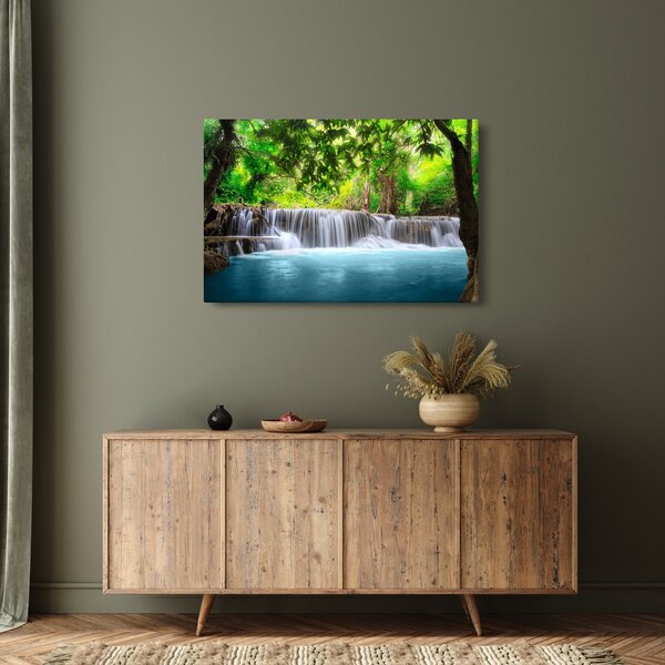 Slika - Vodopad, plavi (90x60 cm)