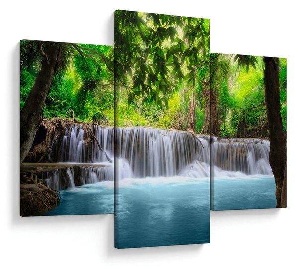 Slika - Vodopad, plavi (90x60 cm)
