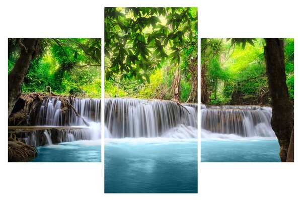 Slika - Vodopad, plavi (90x60 cm)