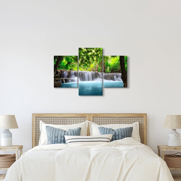 Slika - Vodopad, plavi (90x60 cm)