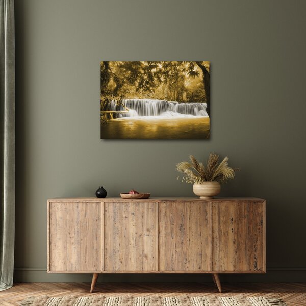 Slika - Vodopad, vintage (70x50 cm)