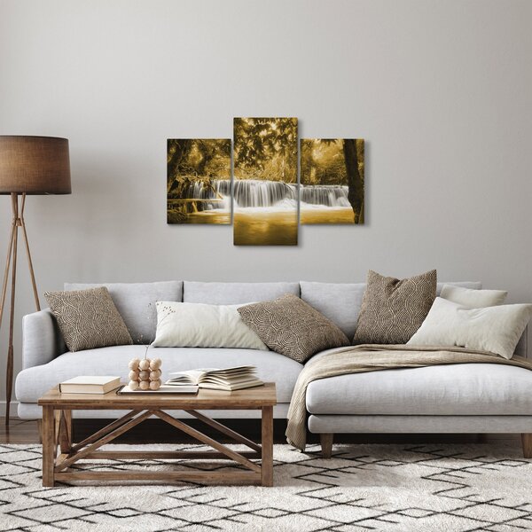 Slika - Vodopad, vintage (90x60 cm)