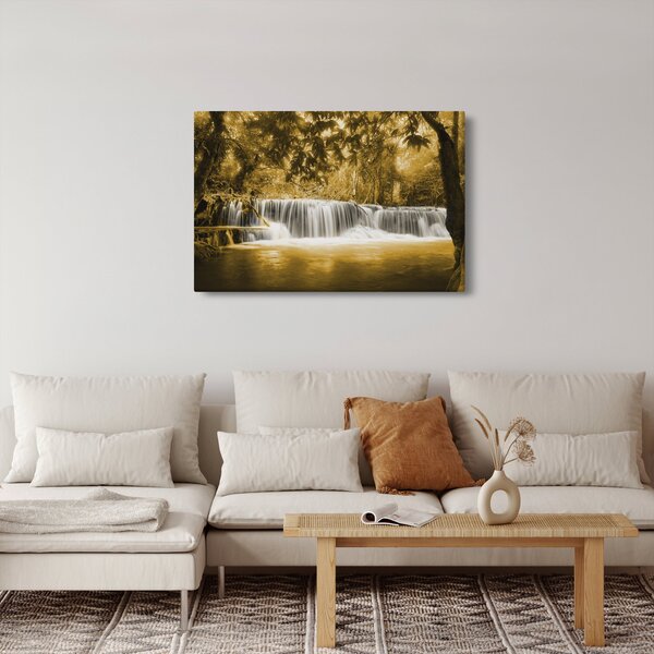 Slika - Vodopad, vintage (90x60 cm)
