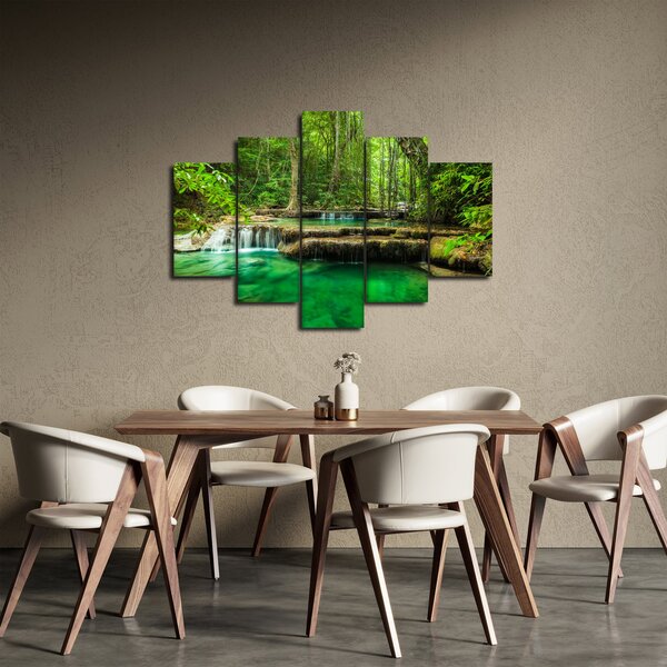 Slika - Zeleni vodopad (150x105 cm)