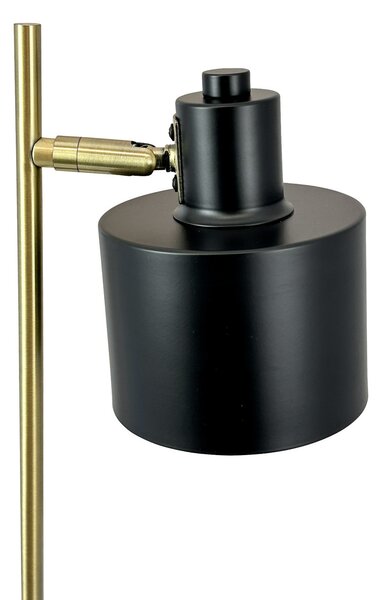 Stolne Lampa Dyberg Larsen, Ocean, Crno, Spavaća soba, Metal, Skandinavski