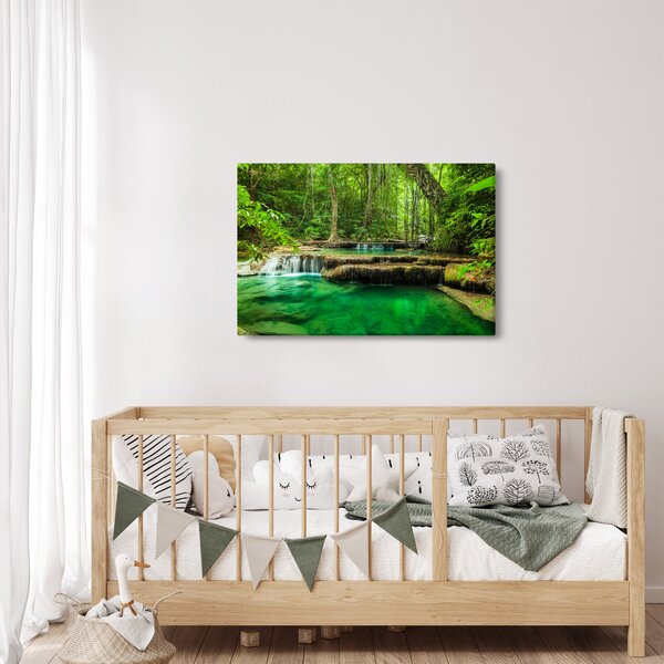 Slika - Zeleni vodopad (90x60 cm)