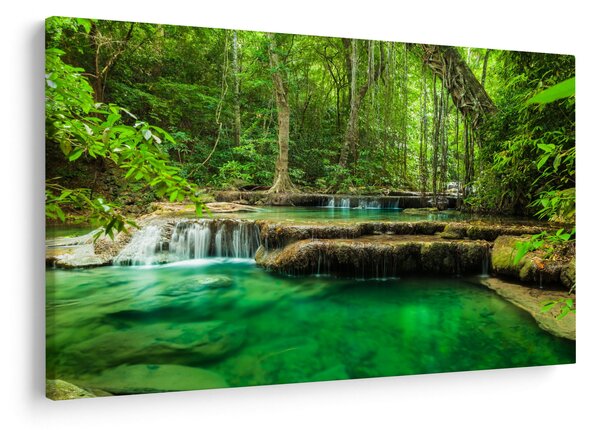 Slika - Zeleni vodopad (90x60 cm)