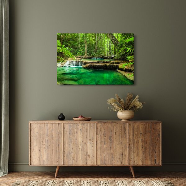 Slika - Zeleni vodopad (90x60 cm)