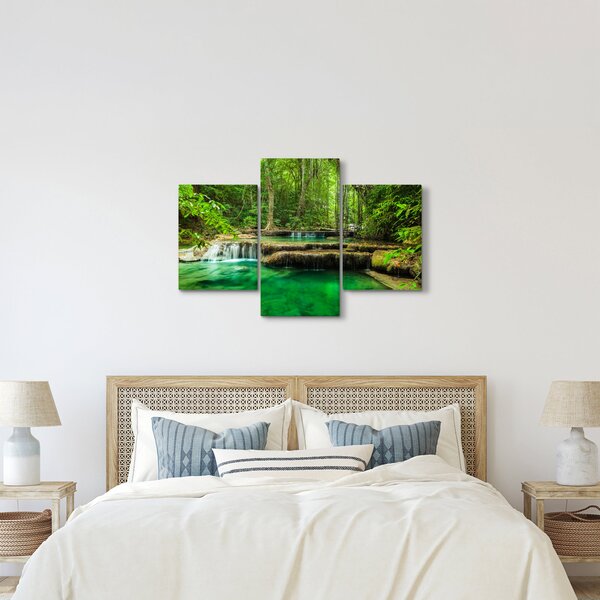 Slika - Zeleni vodopad (90x60 cm)