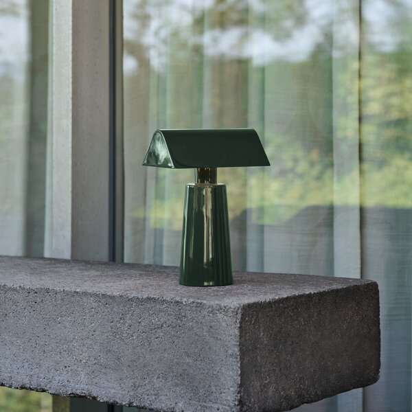 Stolne Lampa &Tradition, Caret MF1, prigušiv, Zelena, Dnevna soba, Metal, Dizajn
