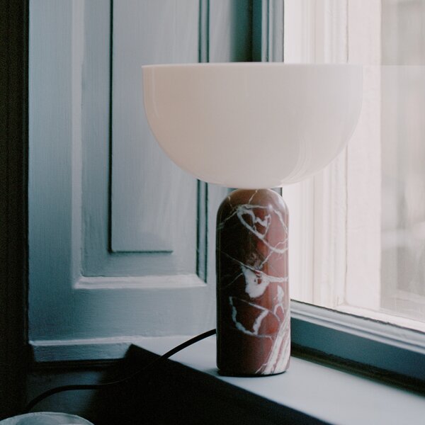 Stolne Lampa New Works, Kizu Small, Crvena, Dnevna soba, Mramor, Dizajn