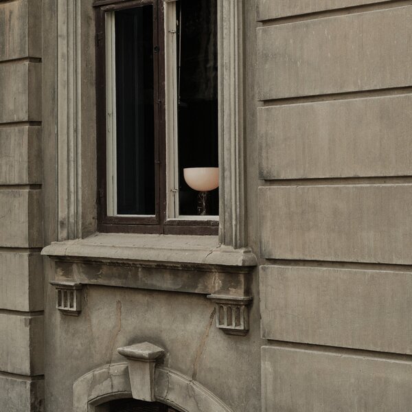 Stolne Lampa New Works, Kizu Small, Crvena, Dnevna soba, Mramor, Dizajn