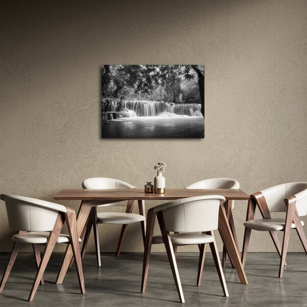 Slika - Crno bijeli vodopad (70x50 cm)