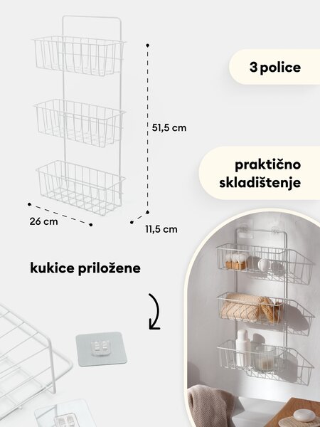 Sinsay - Metalna zidna polica
