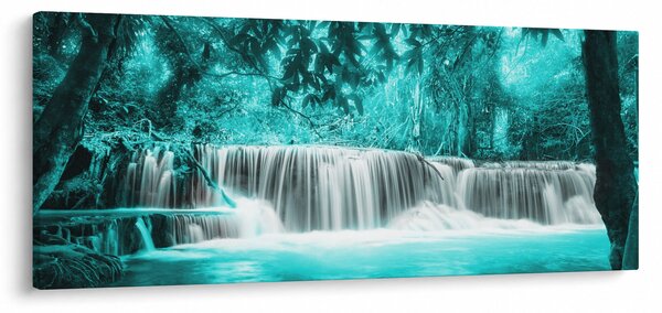 Slika - Plavi vodopad (120x50 cm)
