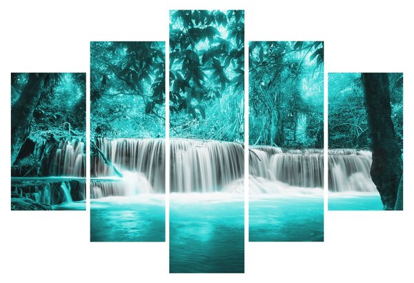 Slika - Plavi vodopad (150x105 cm)