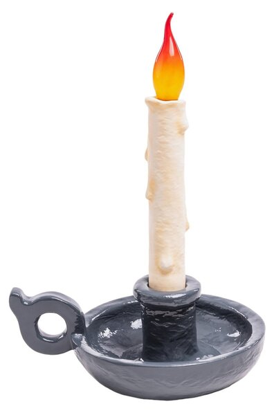 Stolne Lampa SELETTI, Grimm Bugia, prigušiv, Sivo, Dnevna soba, Plastika, Dizajn