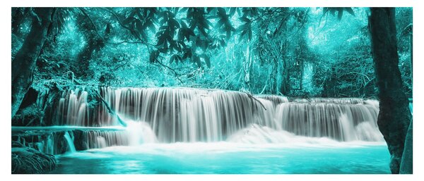 Slika - Plavi vodopad (120x50 cm)