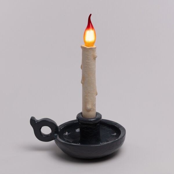 Stolne Lampa SELETTI, Grimm Bugia, prigušiv, Sivo, Dnevna soba, Plastika, Dizajn