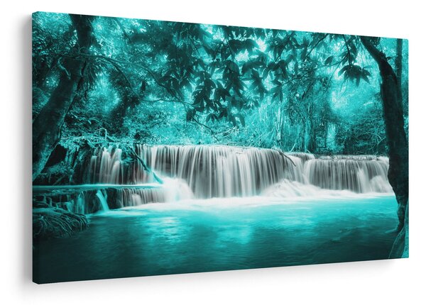 Slika - Plavi vodopad (90x60 cm)