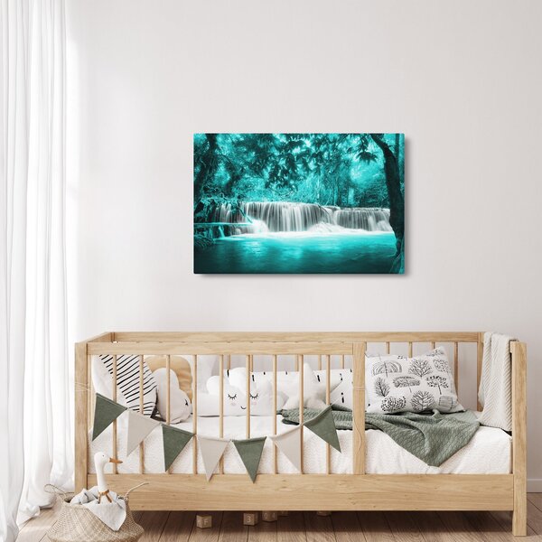 Slika - Plavi vodopad (90x60 cm)
