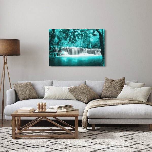 Slika - Plavi vodopad (90x60 cm)