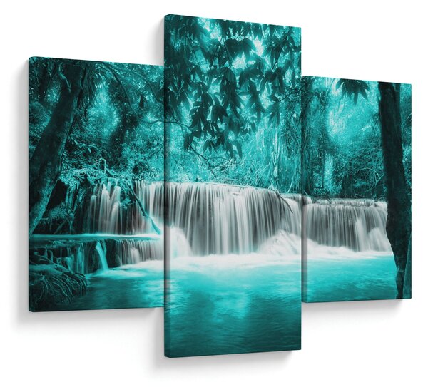 Slika - Plavi vodopad (90x60 cm)