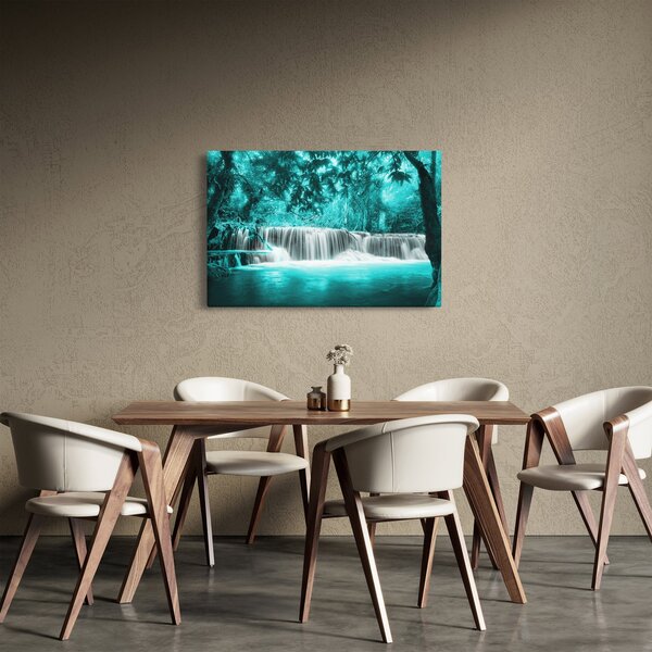Slika - Plavi vodopad (90x60 cm)