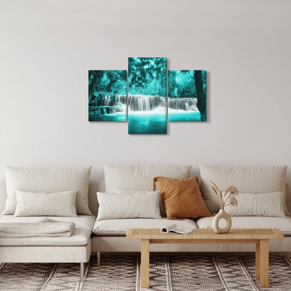 Slika - Plavi vodopad (90x60 cm)