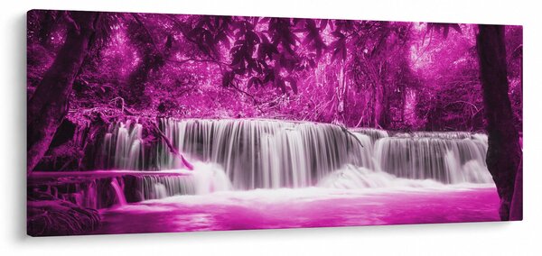 Slika - Vodopad, ljubičasta (120x50 cm)