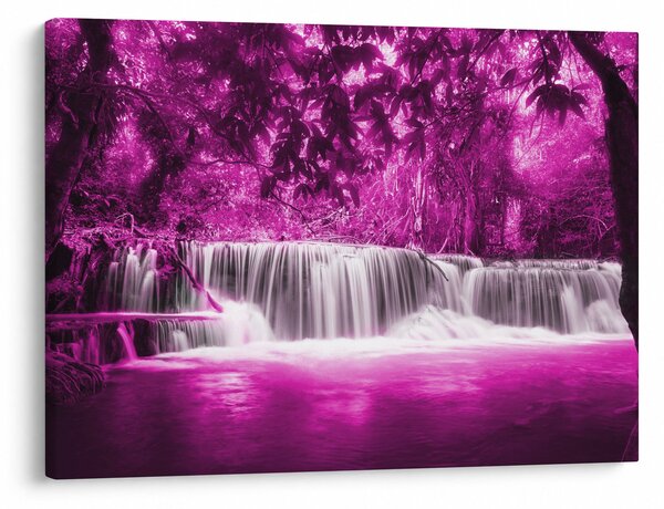Slika - Vodopad, ljubičasta (70x50 cm)