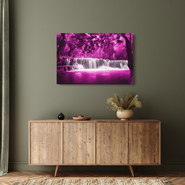 Slika - Vodopad, ljubičasta (90x60 cm)