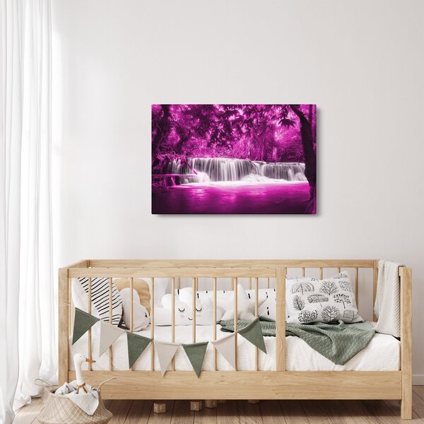 Slika - Vodopad, ljubičasta (90x60 cm)