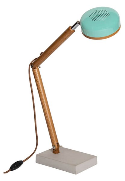 Stolne Lampa MR. WATTSON, Zelena, Dnevna soba, Metal