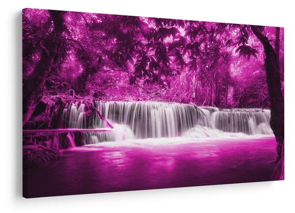 Slika - Vodopad, ljubičasta (90x60 cm)