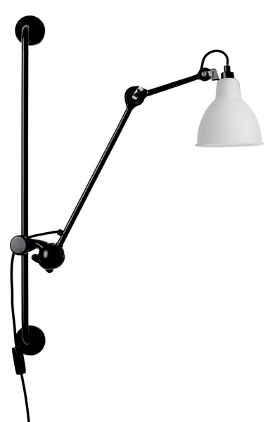 Zidne Svjetiljka DCW, Lampe Gras 210 Round, Crno, Dnevna soba, Metal, Dizajn