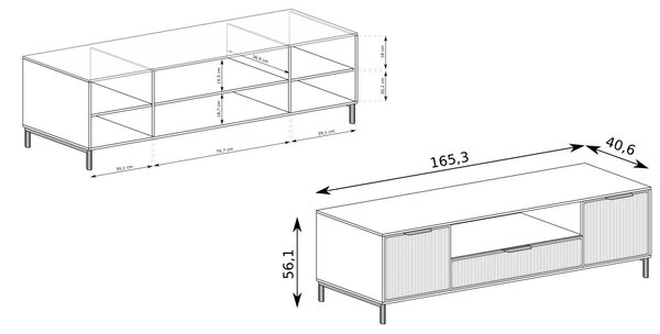 TV stolić/ormarić Lusy 04 (kašmir)