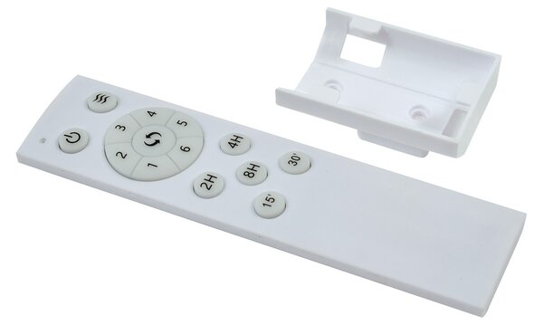 Stropni ventilator Vindur, bijeli, drveni, DC, tih - Lucande Lucande, Vindur, Drvo, Dnevna soba, Metal, Moderan