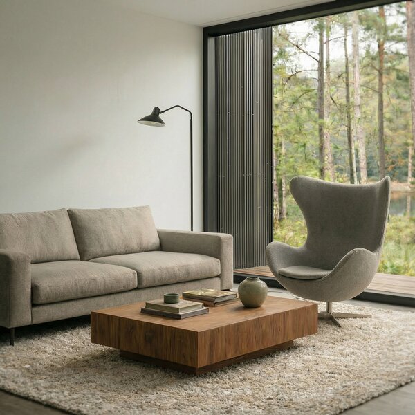 Podne Lampa Lindby, Adrik, Crno, Dnevna soba, Metal, Moderan