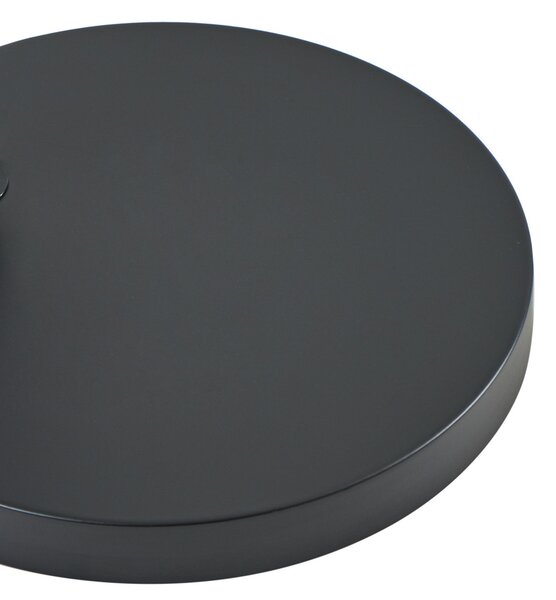 Podne Lampa Lindby, Vilo, Crno, Dnevna soba, Metal, Skandinavski