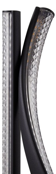 Podne Lampa Lucande, Rodado, Crno, Dnevna soba, Metal, Moderan