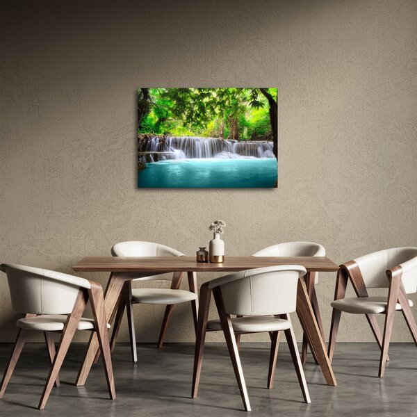 Slika - Vodopad, tirkizna (70x50 cm)