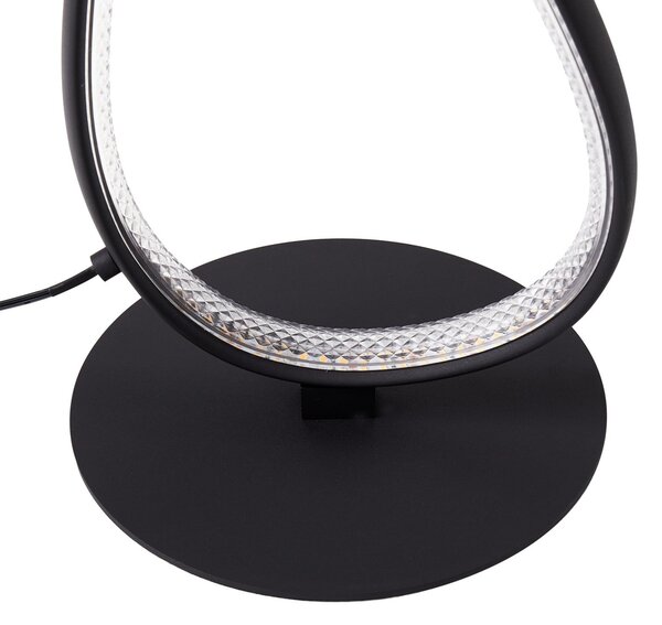 Podne Lampa Lucande, Rodado, Crno, Dnevna soba, Metal, Moderan
