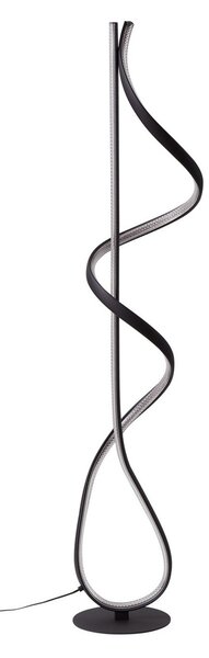 Podne Lampa Lucande, Rodado, Crno, Dnevna soba, Metal, Moderan