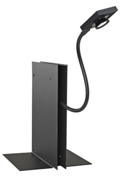 Stolne Lampa Ingo Maurer, LED´s Oskar, Crno, Spavaća soba, Metal, Dizajn
