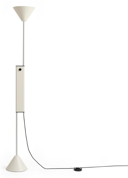 Podne Lampa HAY, Twist, prigušiv, Bijela, Dnevna soba, Aluminij, Dizajn